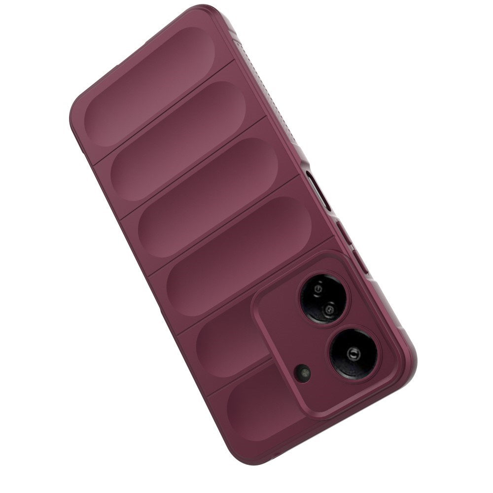 EIDERWOOD Xiaomi Poco C65 / Redmi 13C (4G) Flexible Plastic Case - Wine Red