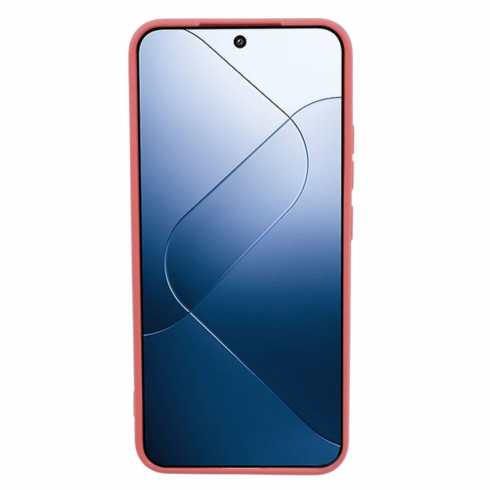 EIDERWOOD Xiaomi 14 Flexible TPU Plastic Case - Red