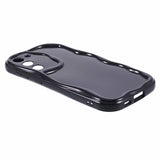 EIDERWOOD Samsung Galaxy S23+ (Plus) Flexible Plastic Case with Wavy Edges - Black