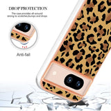 Google Pixel 8a Flexible Plastic Case w. Motif - Leopard