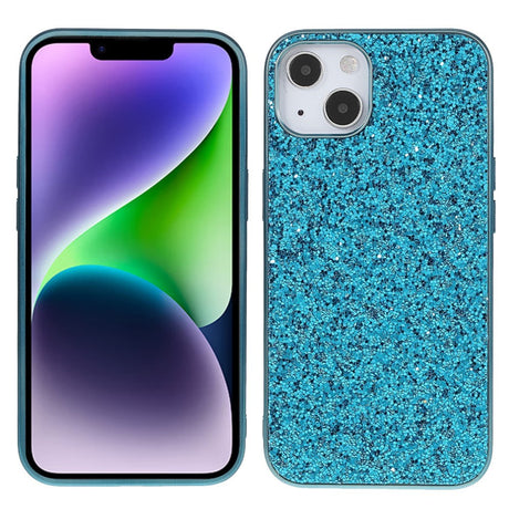 EIDERWOOD iPhone 14 Glitter Hybrid Case - Blue