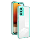 Samsung Galaxy A15 (5G) / A15 Hybrid Plastic Case - Transparent / Turquoise