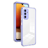 Samsung Galaxy A15 (5G) / A15 Hybrid Plastic Case - Transparent / Purple