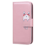 Xiaomi 13 Flip Case with Strap / Standing function / Card Holder - Pink (Rabbit)