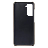 Samsung Galaxy S24 Leather Case w. Double Card Holder - Grey