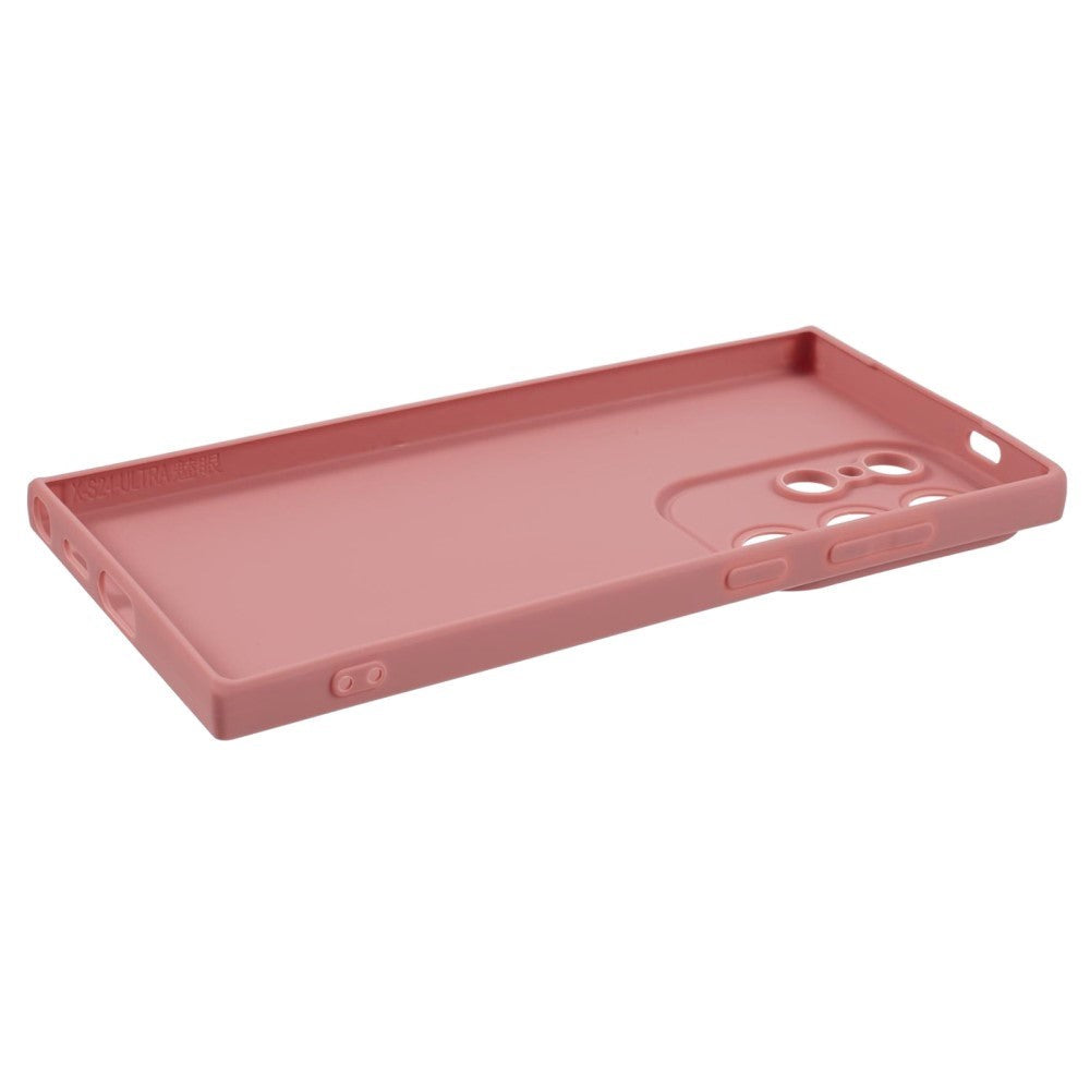 Samsung Galaxy S24 Ultra Matte Flexible Plastic Case - Pink