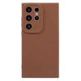 Samsung Galaxy S24 Ultra Matte Flexible Plastic Case - Brown