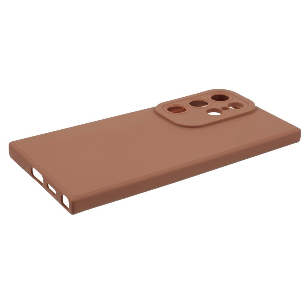 Samsung Galaxy S24 Ultra Matte Flexible Plastic Case - Brown