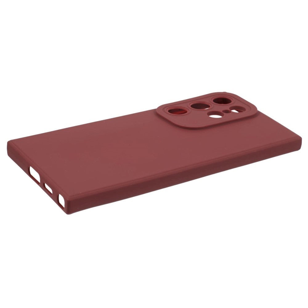 Samsung Galaxy S24 Ultra Matte Flexible Plastic Case - Red