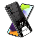 Samsung Galaxy A15 (5G) / A15 Flexible Plastic Case - Transparent / Two Cats