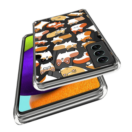 Samsung Galaxy S24+ (Plus) Flexible Plastic Case w. Motive - Dogs