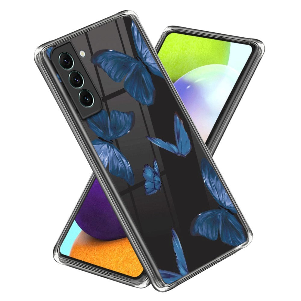 Samsung Galaxy S24+ (Plus) Flexible Plastic Case w. Motive - Butterflies