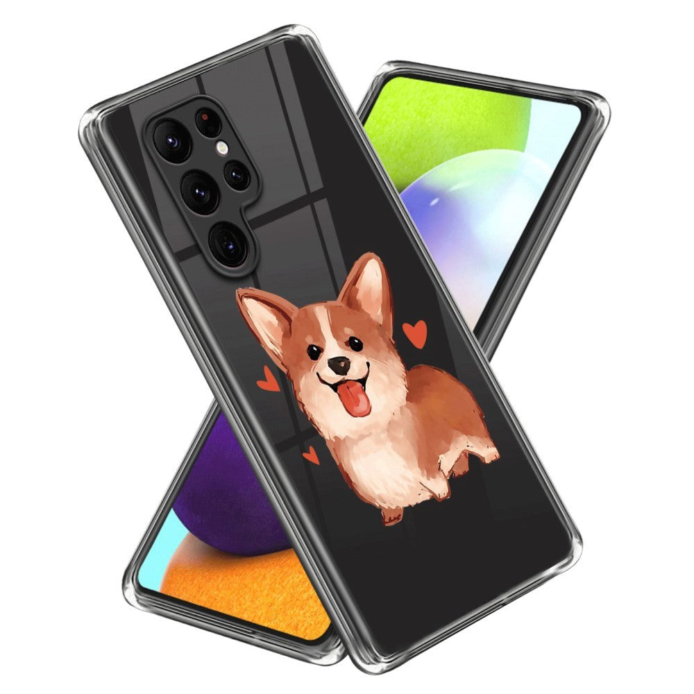 Samsung Galaxy S24 Ultra Flexible Plastic Case w. Motif - Chihuahua