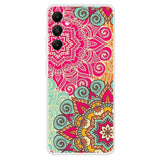 Samsung Galaxy A05s Flexible Plastic Case w. Motif - Flower Doodle