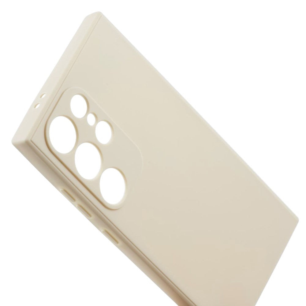 Samsung Galaxy S24 Ultra Flexible TPU Plastic Case - Beige