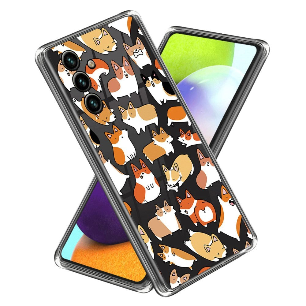 Samsung Galaxy A35 (5G) Flexible Plastic Case w. Motive - Dog