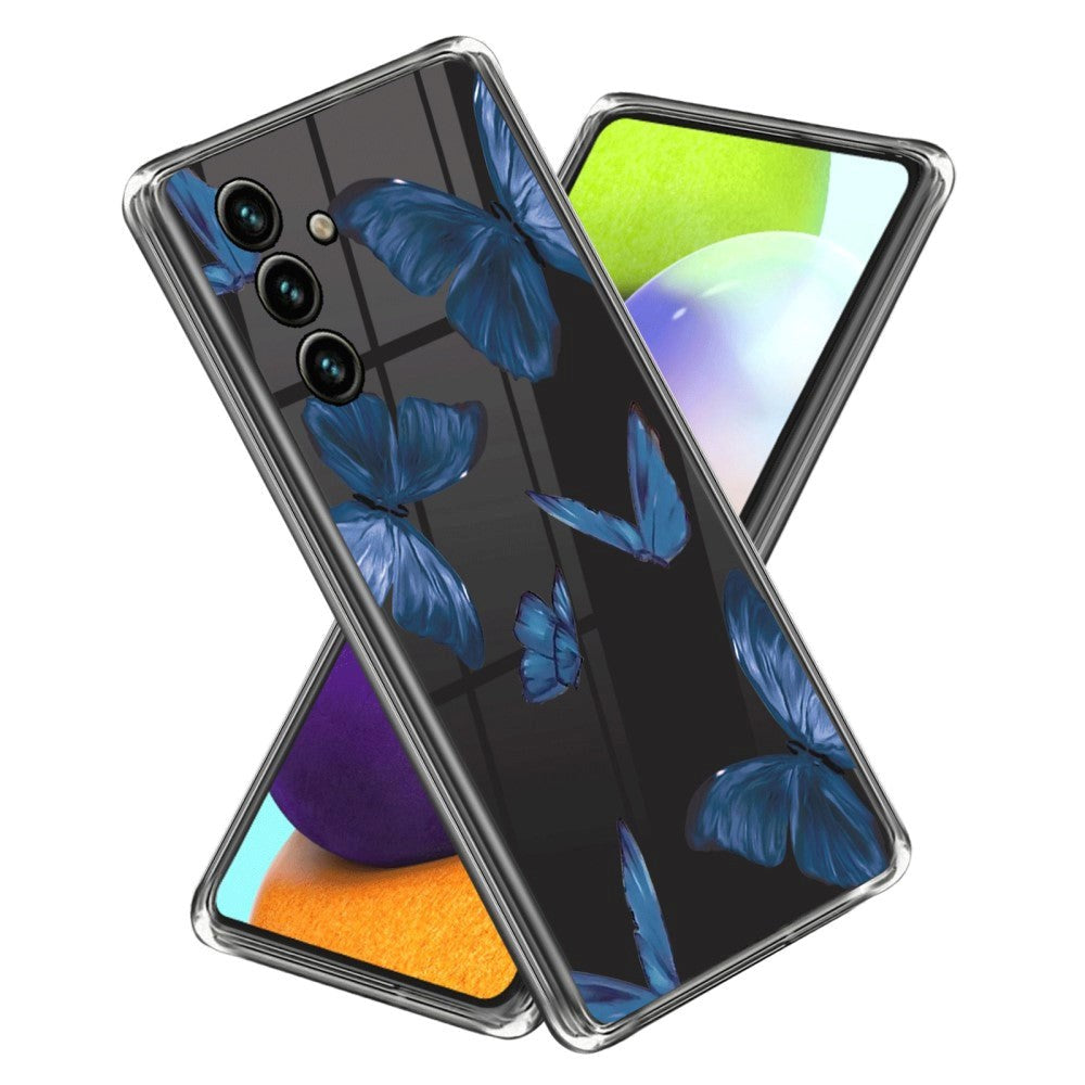 Samsung Galaxy A35 (5G) Flexible Plastic Case w. Motive - Butterflies