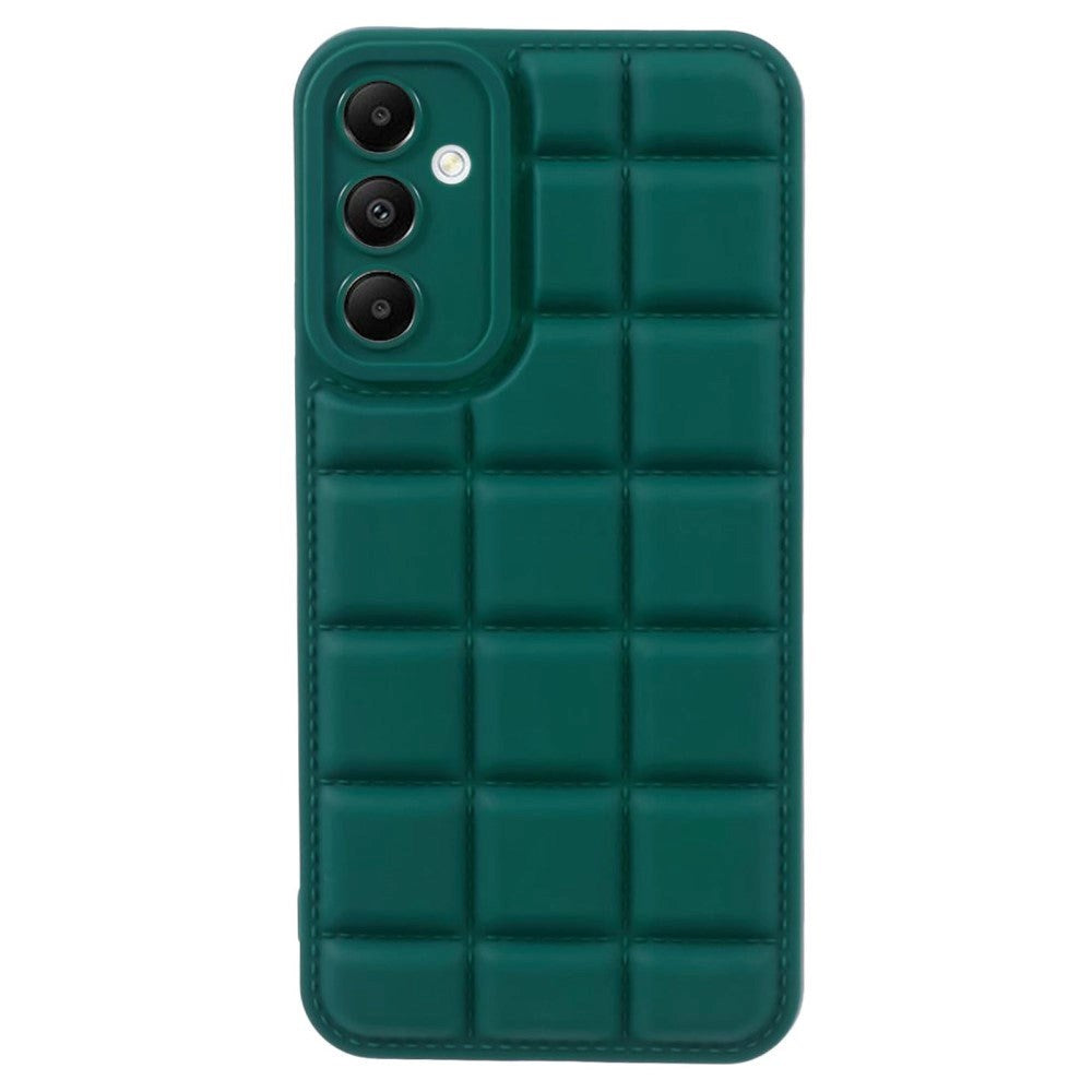 Samsung Galaxy A05s Flexible Plastic Case w. Jacket Texture - Green