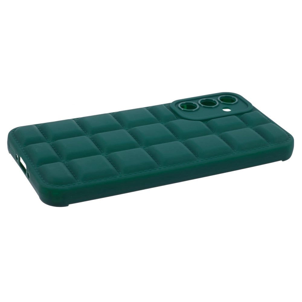 Samsung Galaxy A05s Flexible Plastic Case w. Jacket Texture - Green