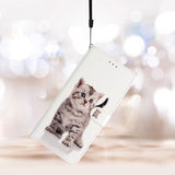 EIDERWOOD Xiaomi Poco C65 / Redmi 13C (4G) Leather Flip Case with Wallet and Strap - Cute Cat