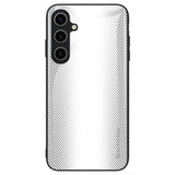 Samsung Galaxy A55 (5G) Case w. Glass Back - White / Black