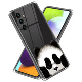 Samsung Galaxy A55 Flexible Plastic Case - Transparent / Panda