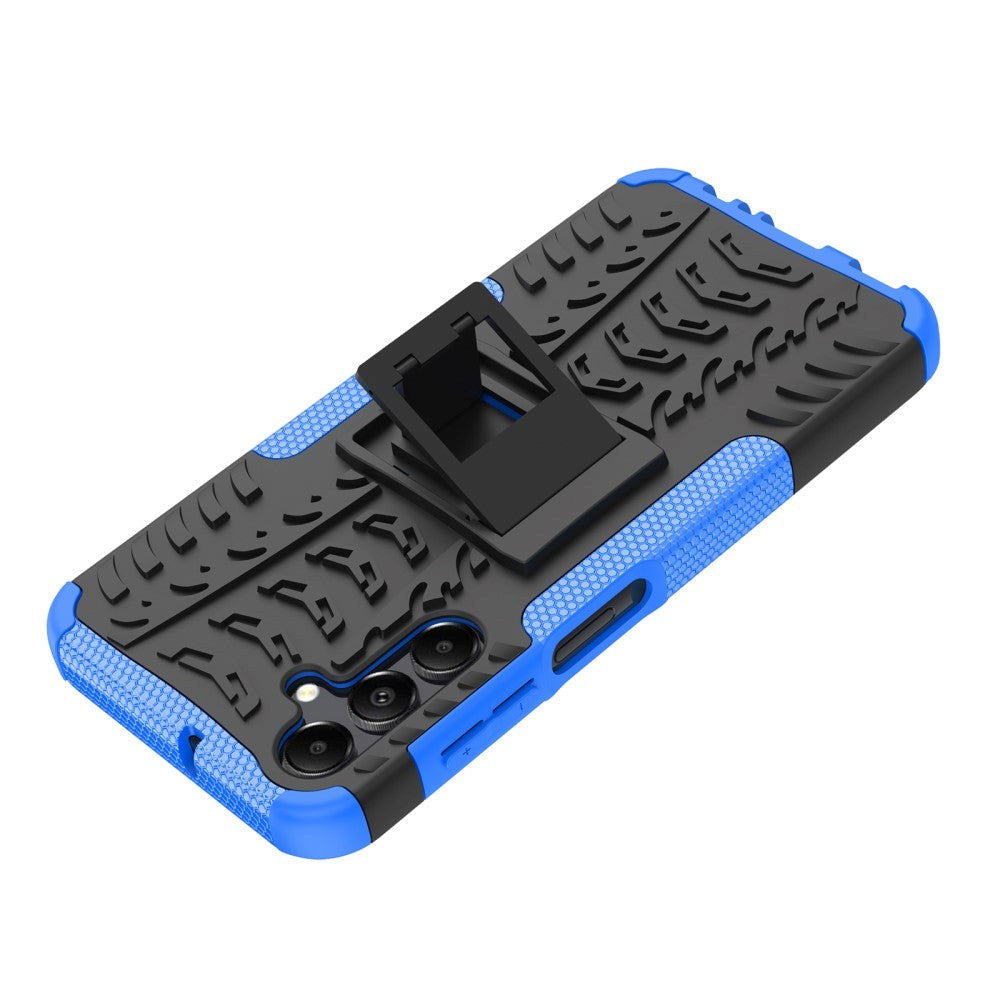 Samsung Galaxy A15 (5G) / A15 Cool Tyre Tough Case w. Stand - Black / Blue