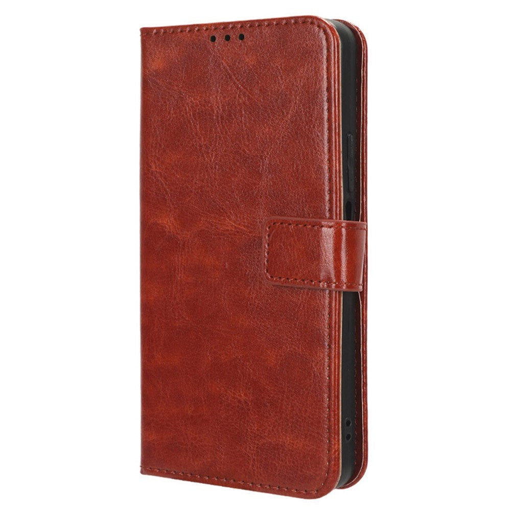 EIDERWOOD Xiaomi Poco X6 Pro Leather Flip Case w. Stand & Wallet - Brown