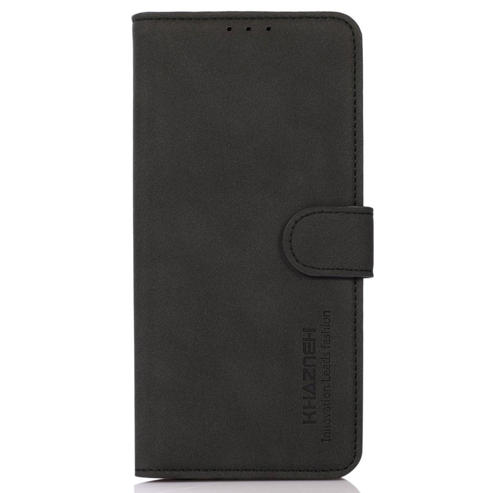 OnePlus 12 KHAZNEH Retro Leather Wallet Case - Black