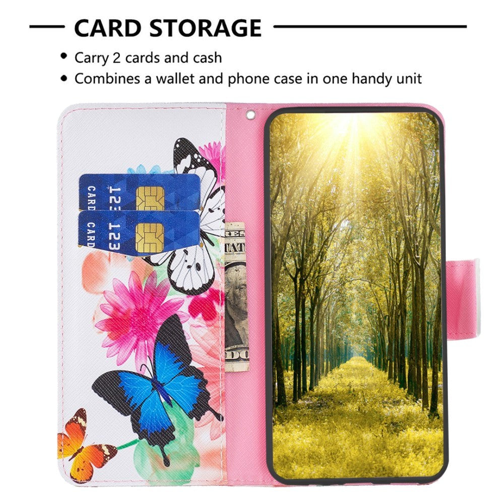 OnePlus 12 Flip Case w. Wallet - Two Butterflies