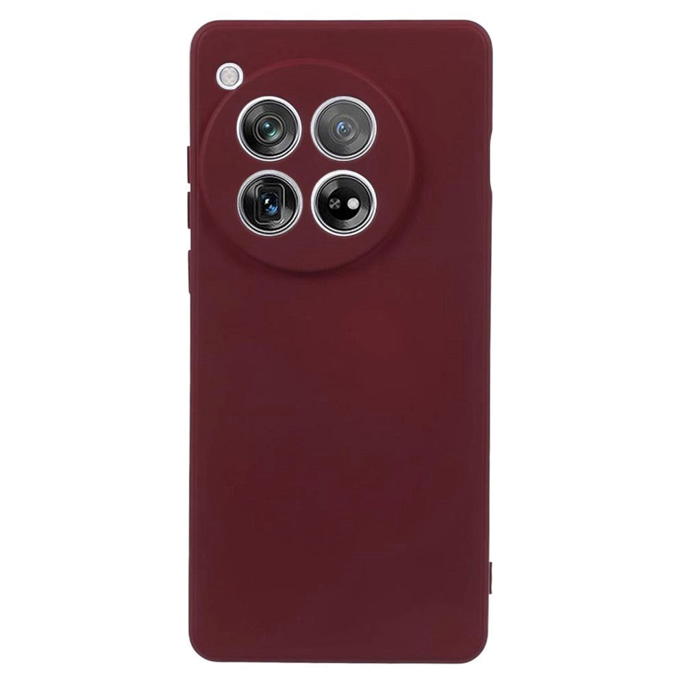 OnePlus 12 Flexible Plastic Case - Wine Red