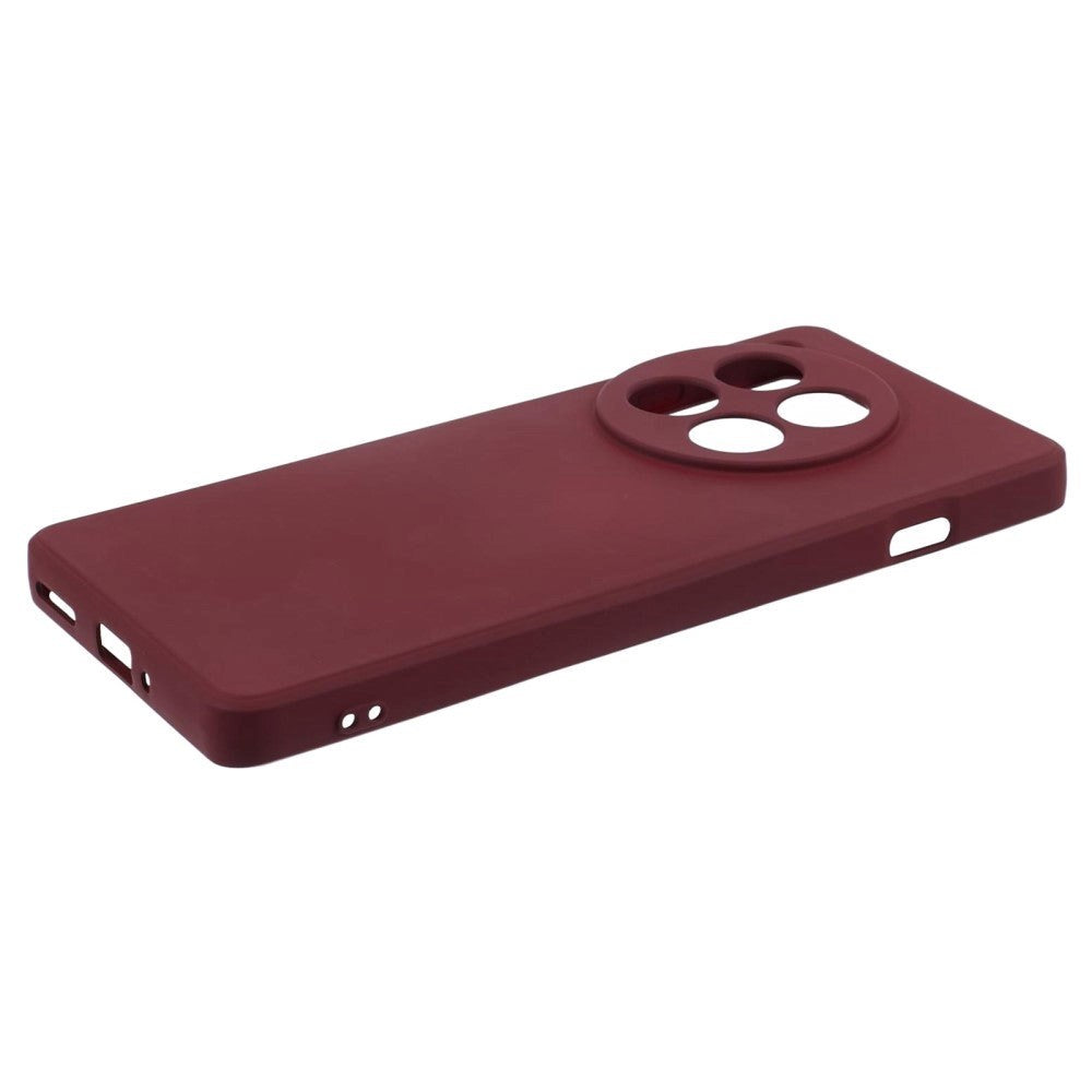 OnePlus 12 Flexible Plastic Case - Wine Red