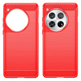 OnePlus 12 Brushed Carbon Case - Red