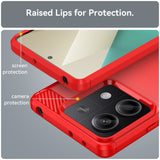 Xiaomi Redmi Note 13 (5G) Brushed Carbon Case - Red