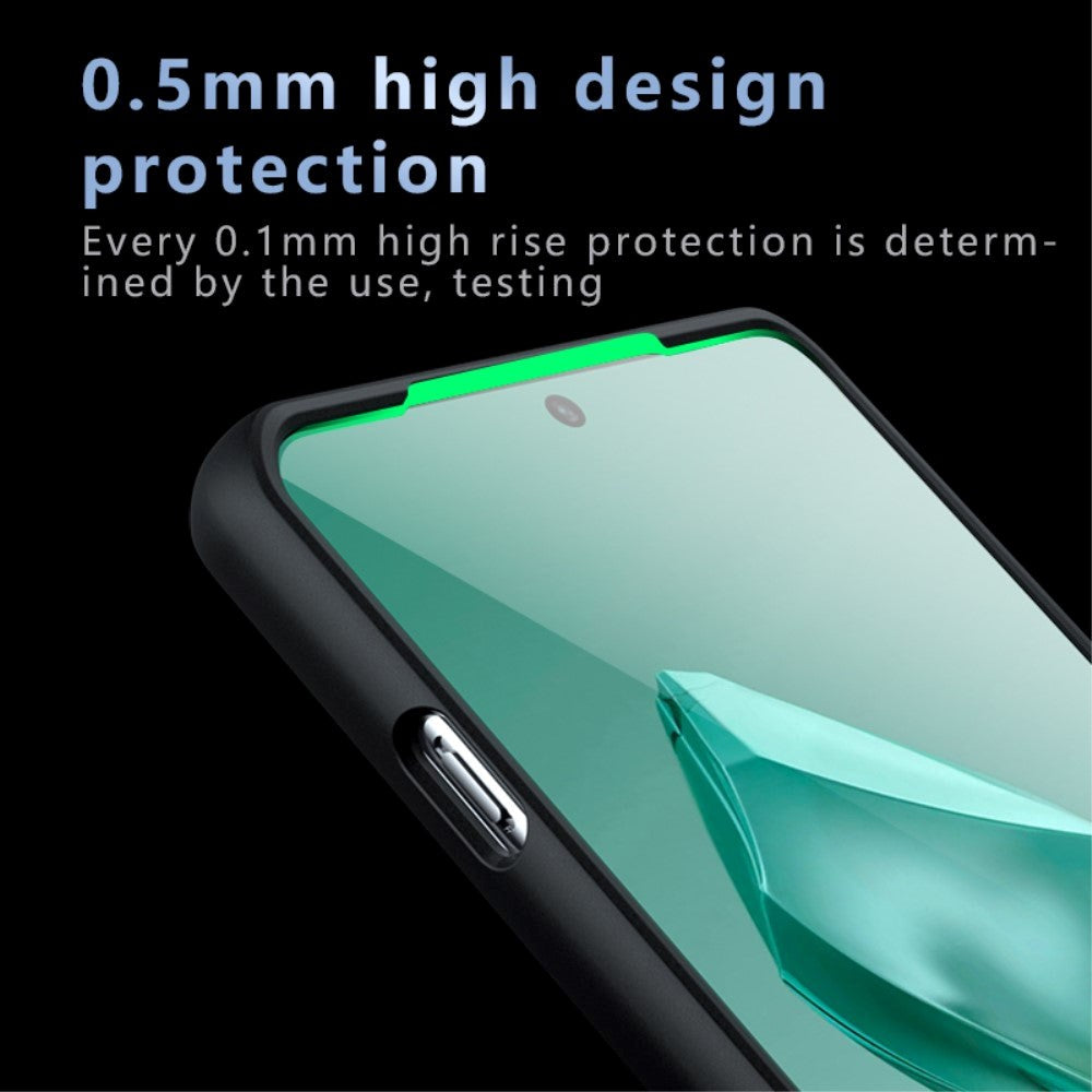 OnePlus 12 Hybrid Plastic Case - Transparent / Black