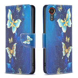 EIDERWOOD Samsung Galaxy Xcover 7 Flip Case with 2 x Card Holder - Blue Butterflies