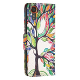EIDERWOOD Samsung Galaxy Xcover 7 Flip Case with 2 x Card Holder - Colorful Tree