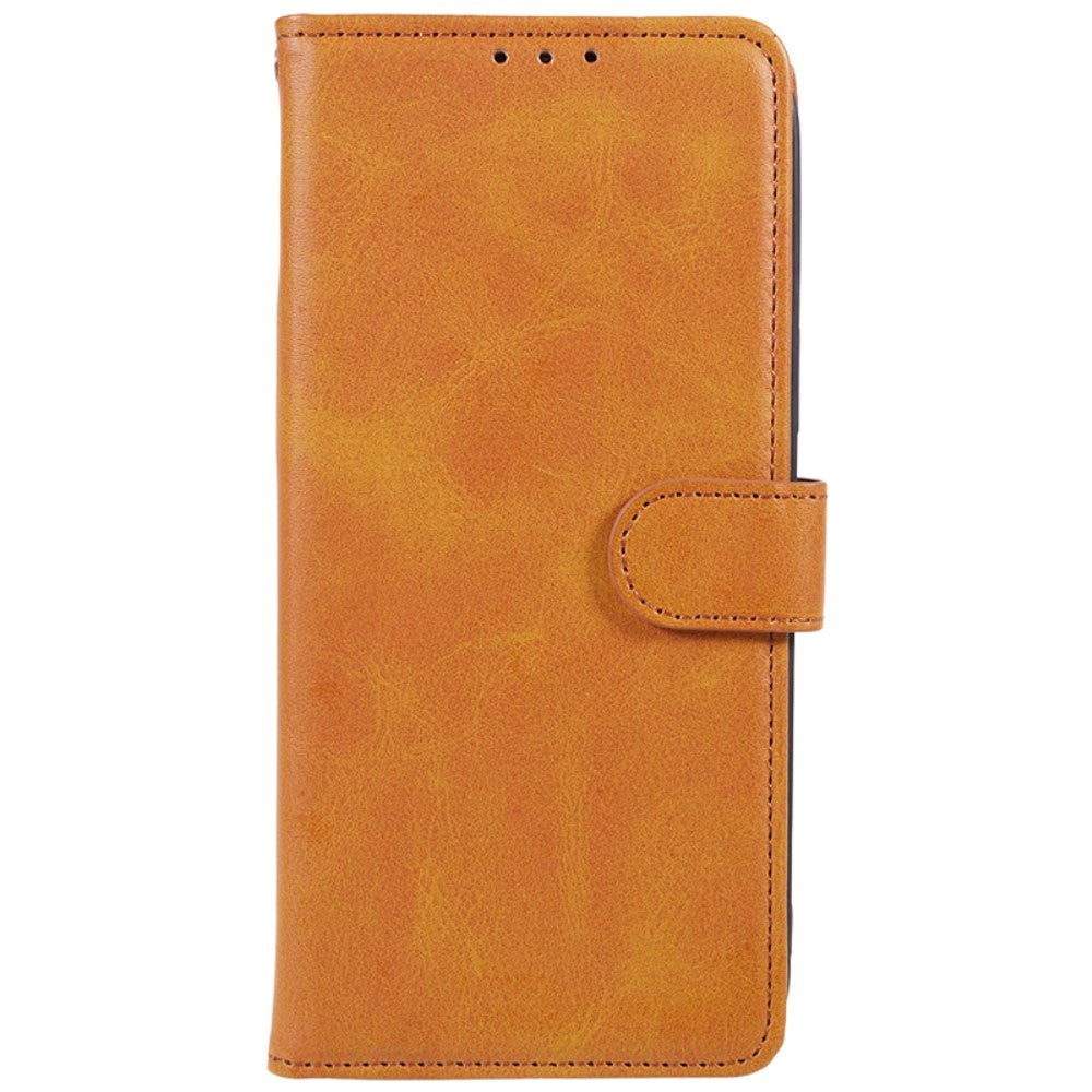 OnePlus 12R Leather Case with Wallet - Brown