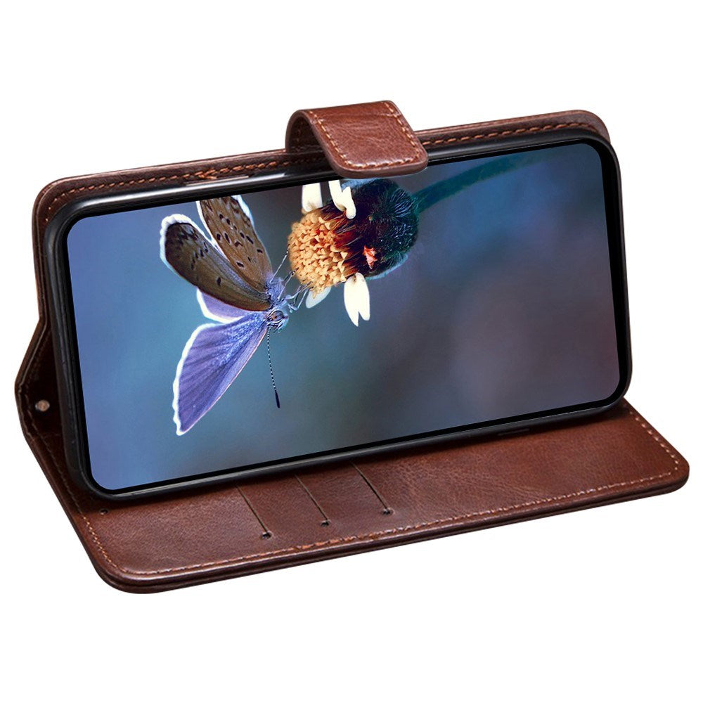 EIDERWOOD Asus ROG Phone 8 / 8 Pro Leather Wallet Case - Brown