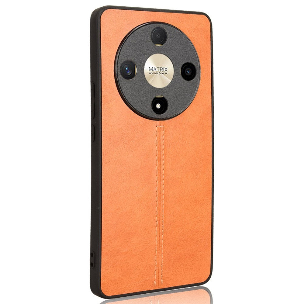 EIDERWOOD Honor Magic6 Lite (5G) Faux Leather Back Case - Orange