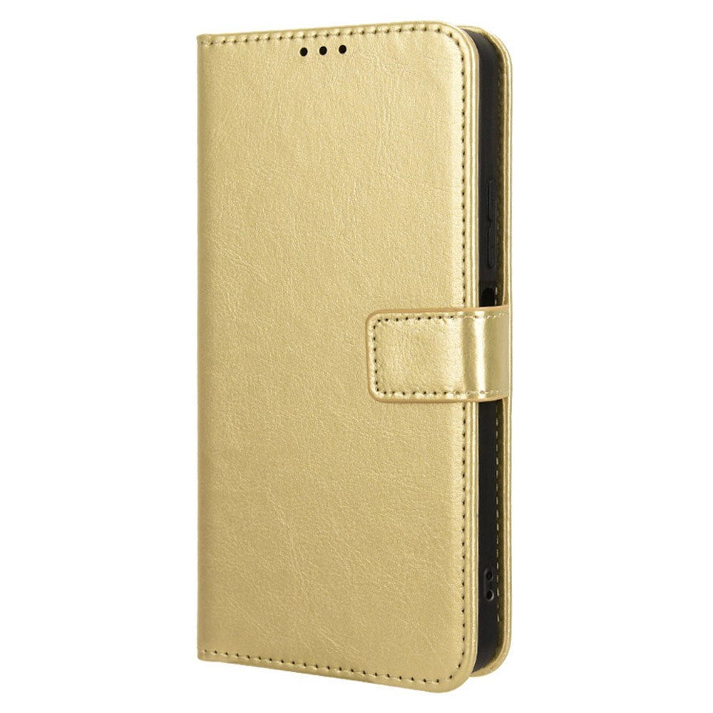 EIDERWOOD Xiaomi Redmi 13C (5G) Faux Leather Flip Case with Strap - Gold