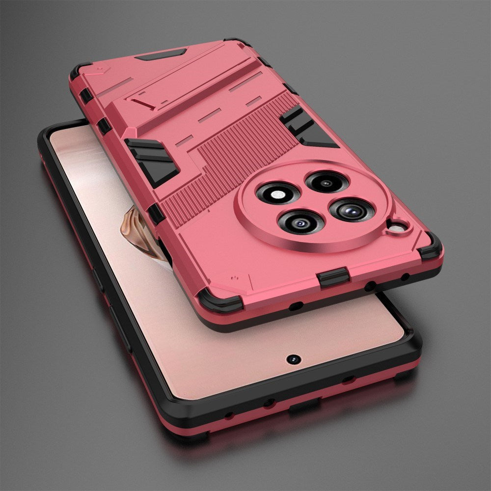 EIDERWOOD OnePlus 12R Hybrid Tough Case with Kickstand - Pink