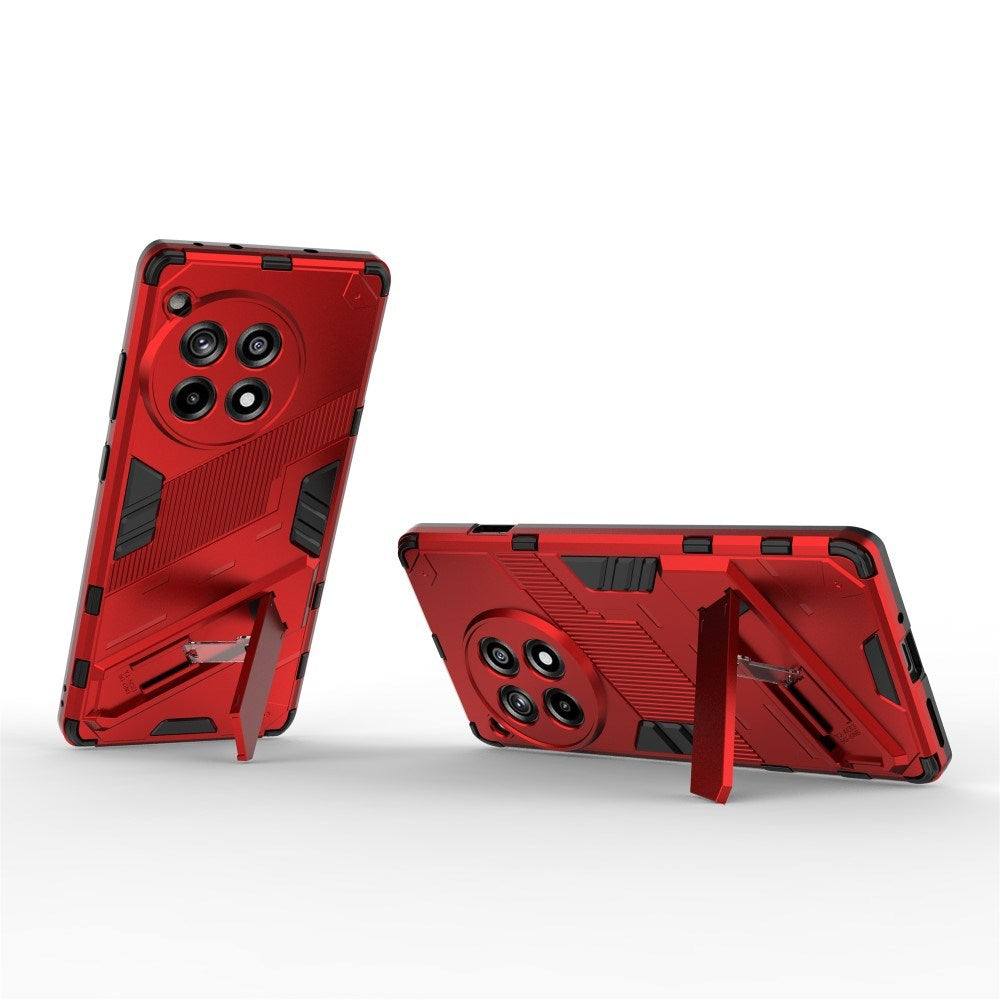 EIDERWOOD OnePlus 12R Hybrid Tough Case with Kickstand - Red