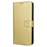 EIDERWOOD OnePlus 12R Leather Flip Case w. Stand & Wallet - Gold