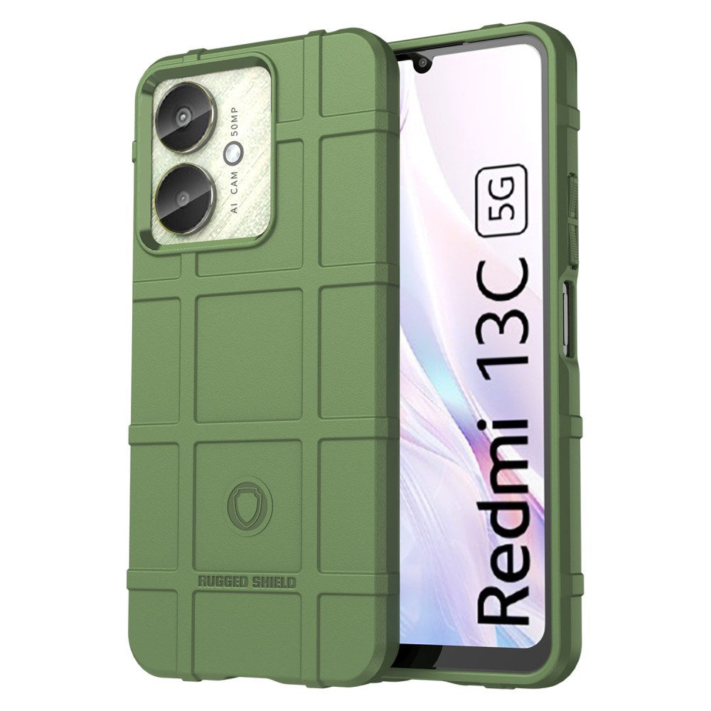 Xiaomi Poco C65 / Redmi 13C (4G / 5G) Rugged Shield Series Series Tough Case - Green