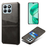 EIDERWOOD Honor X8b Leather Coated Plastic Case with Card Holder - Black