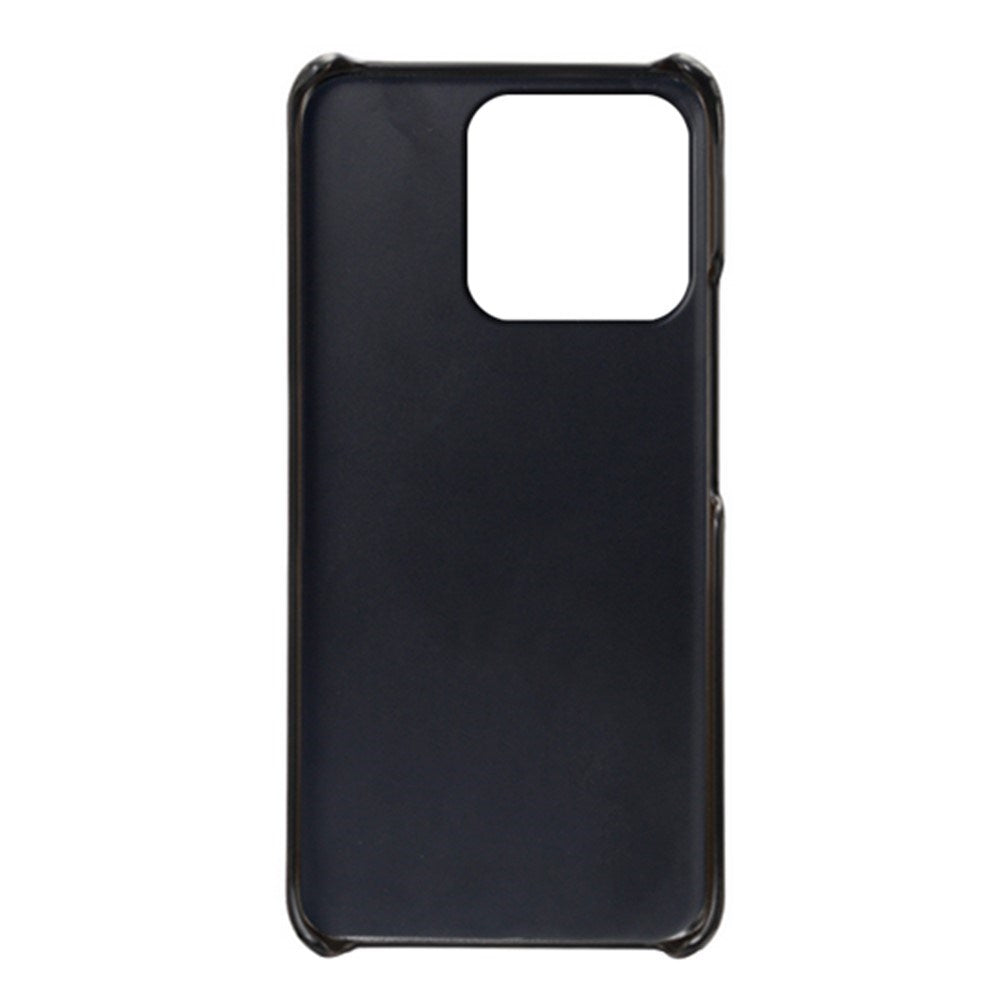 EIDERWOOD Honor X8b Leather Coated Plastic Case with Card Holder - Black