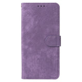 EIDERWOOD Motorola Moto G04 / G24 / G24 Power Leather Case with Wallet and Strap - Purple