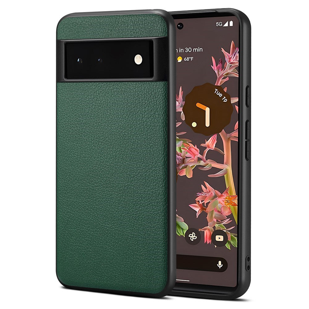 EIDERWOOD Google Pixel 6a Vegan Leather Case - Green