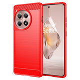 OnePlus 12R Brushed Carbon Case - Red